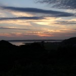 Beautiful sunset at Kasumigaura