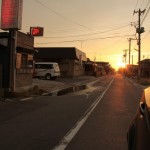 Sunset at Ishinomaki, Miyagi