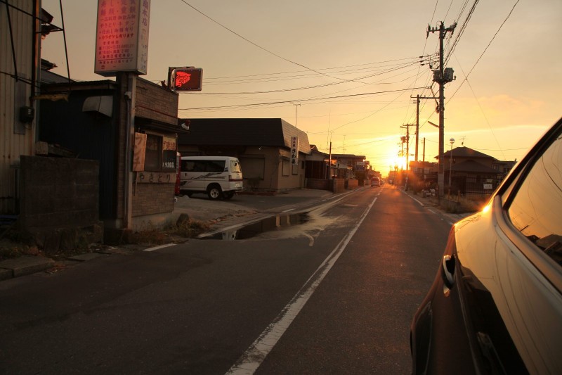 Sunset at Ishinomaki, Miyagi