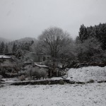 Snowy morning, Fujioka, Gunma