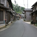 Old houses along the street in Ine, Kyoto