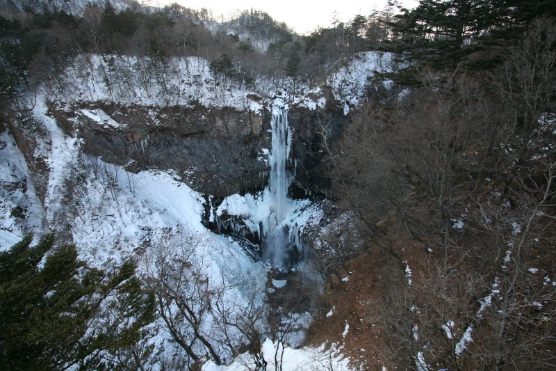 Kegon falls in winter