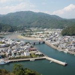 A view from Hiwasa castle, Tokushima