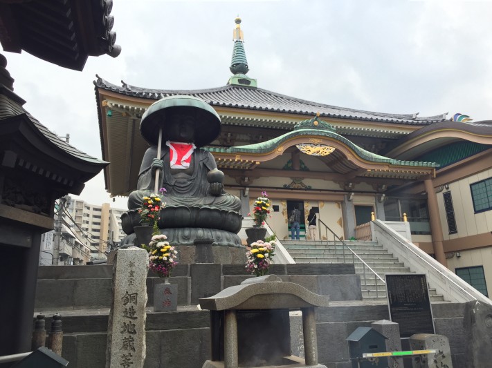 Stone statue Jizo