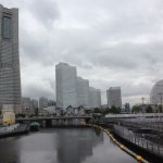 Yokohama under clouds