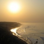 Sunset of the Sea of Okhotsk, Sharicho, Hokkaido