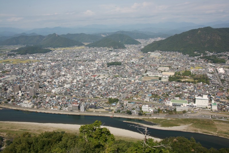 A view from Gifu castle